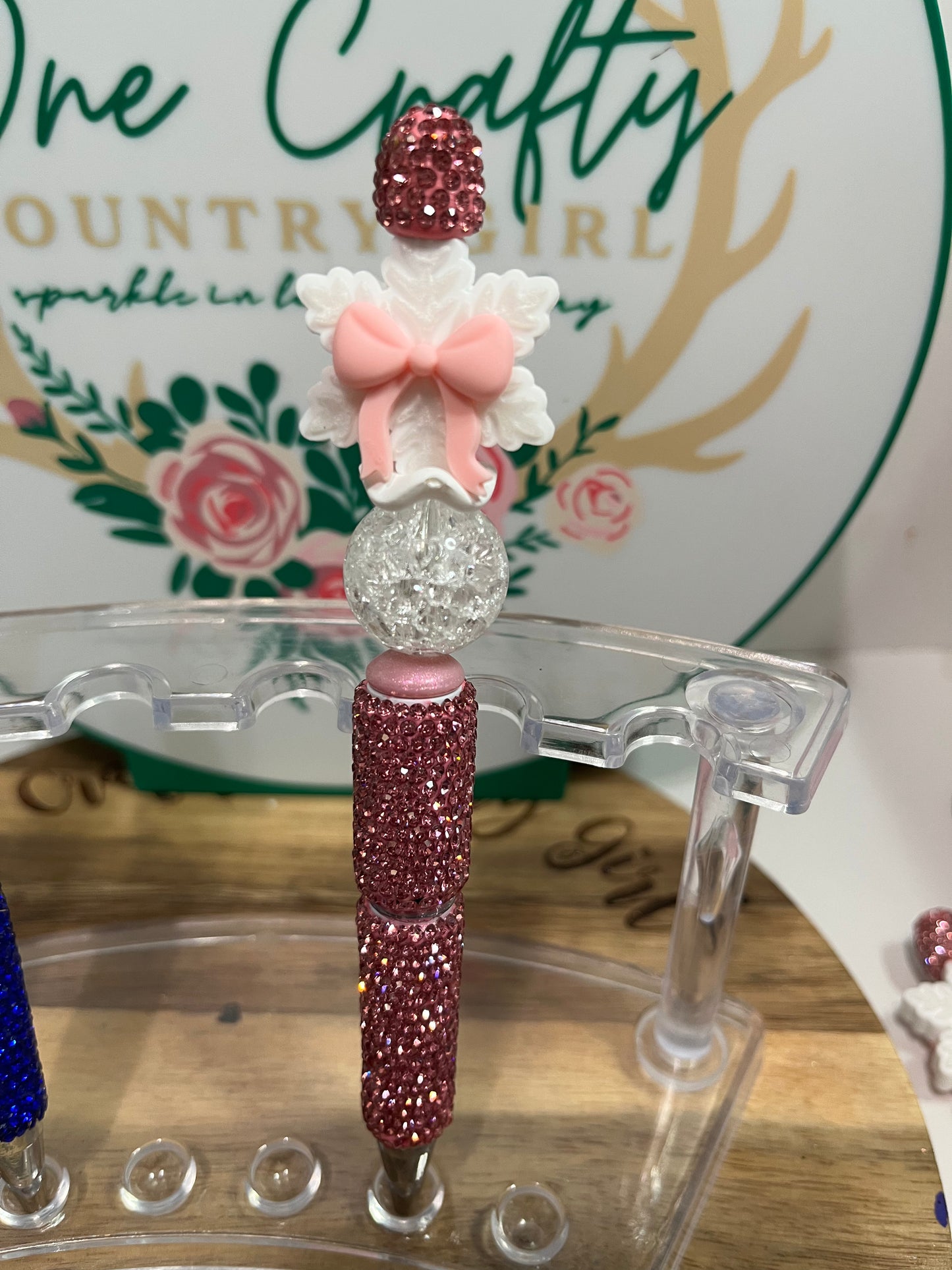 Bow Snowflakes on Fancy pens