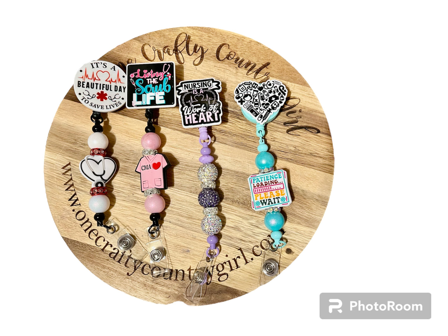 Healthcare & First Responder Beadable Badge Reel