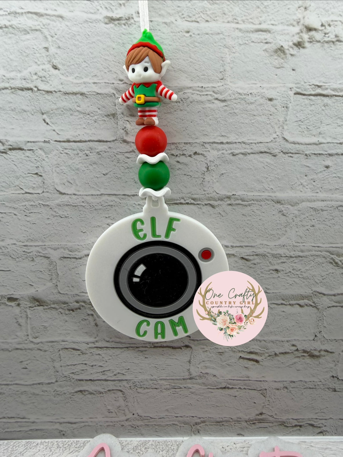 3D Elf on a ELF Cam ornament
