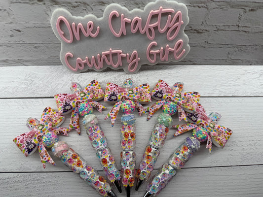 Candy Bow on a Fancy Candy Pen