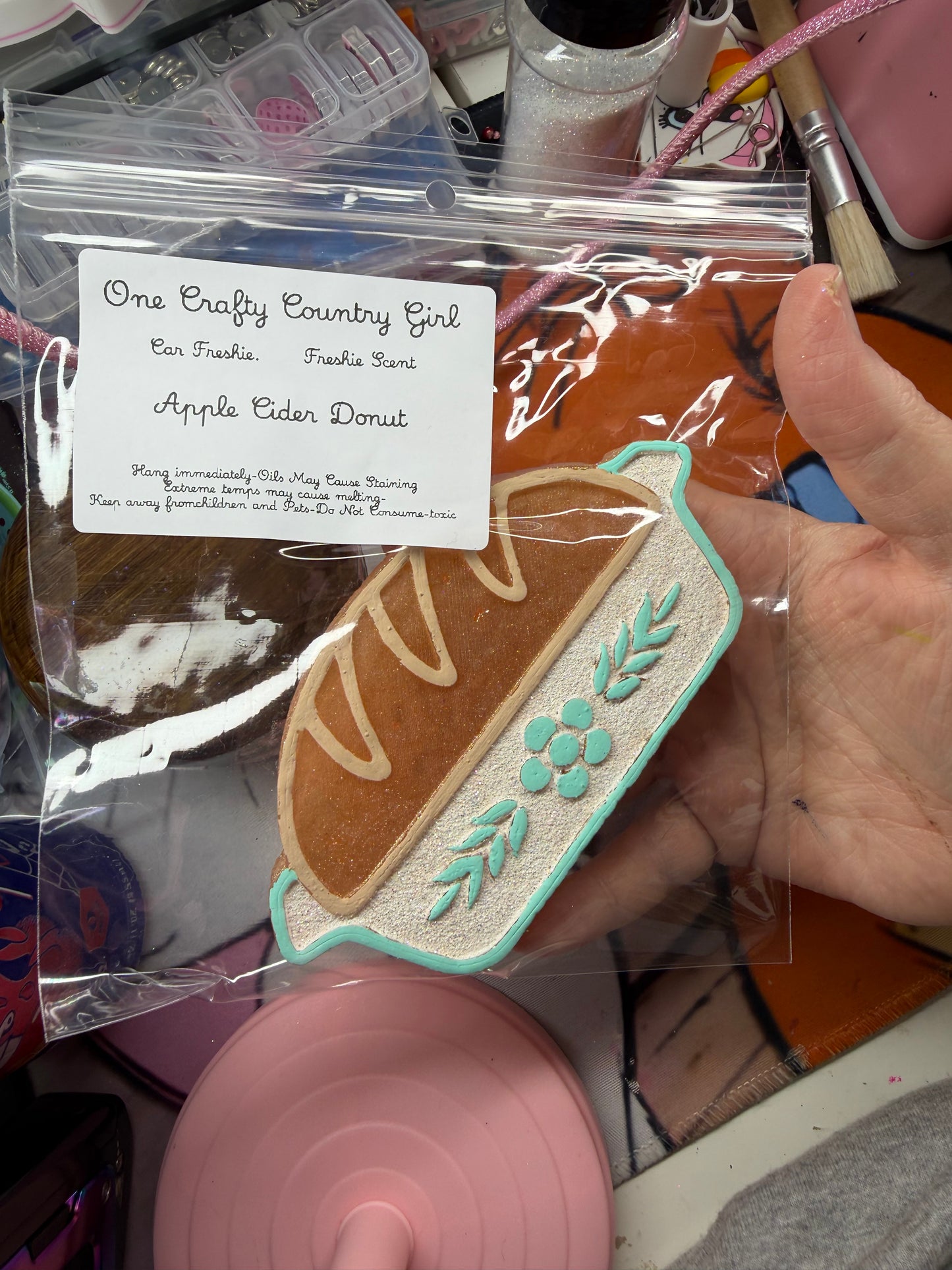 Bread loaf in apple cider donut scent
