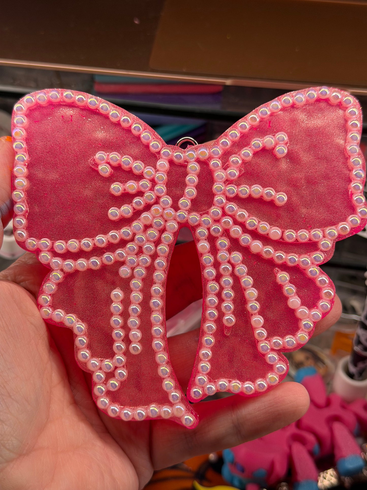 Gorgeous Bow in pretty in pink freshie