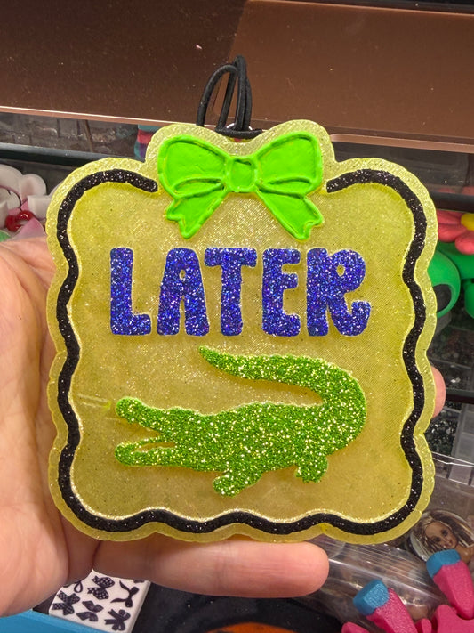 Later Gator freshie in scent Dark Ice