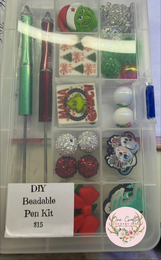 Green man beadable pen kit