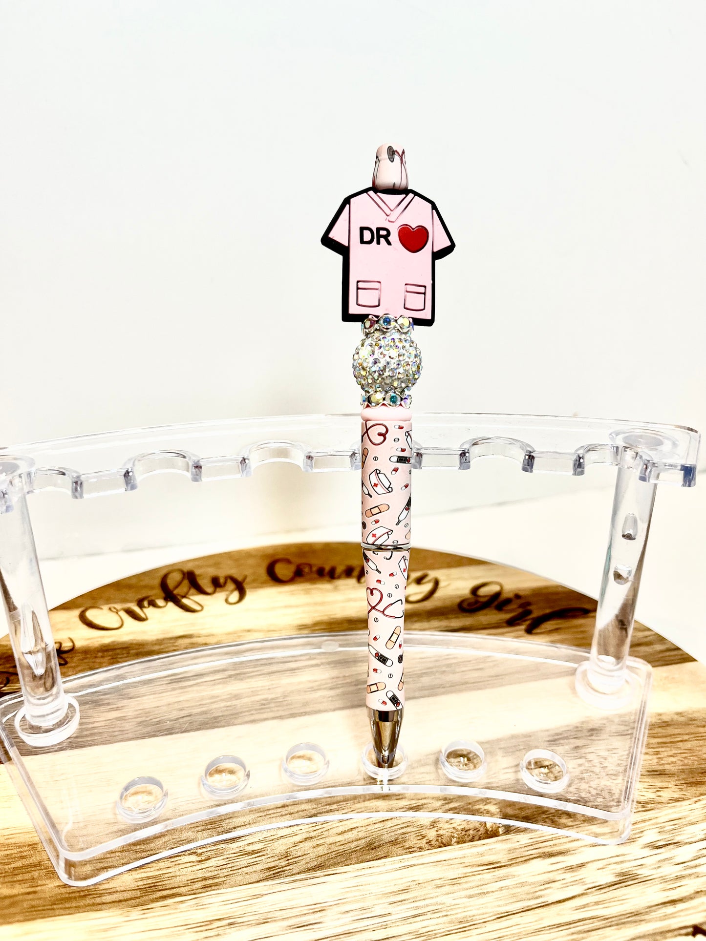 Medical Scrub Tops Beadable Pens