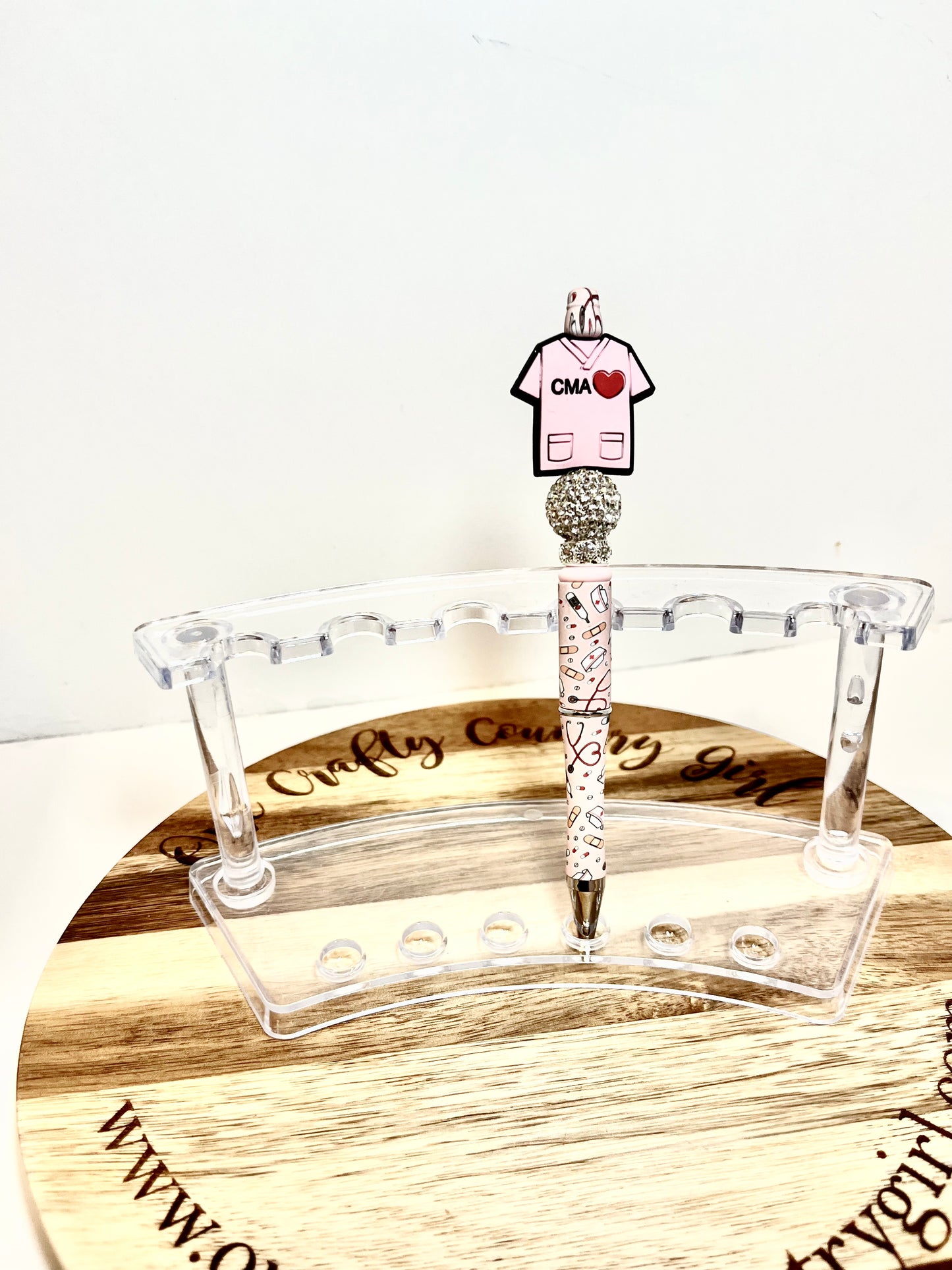 Medical Scrub Tops Beadable Pens