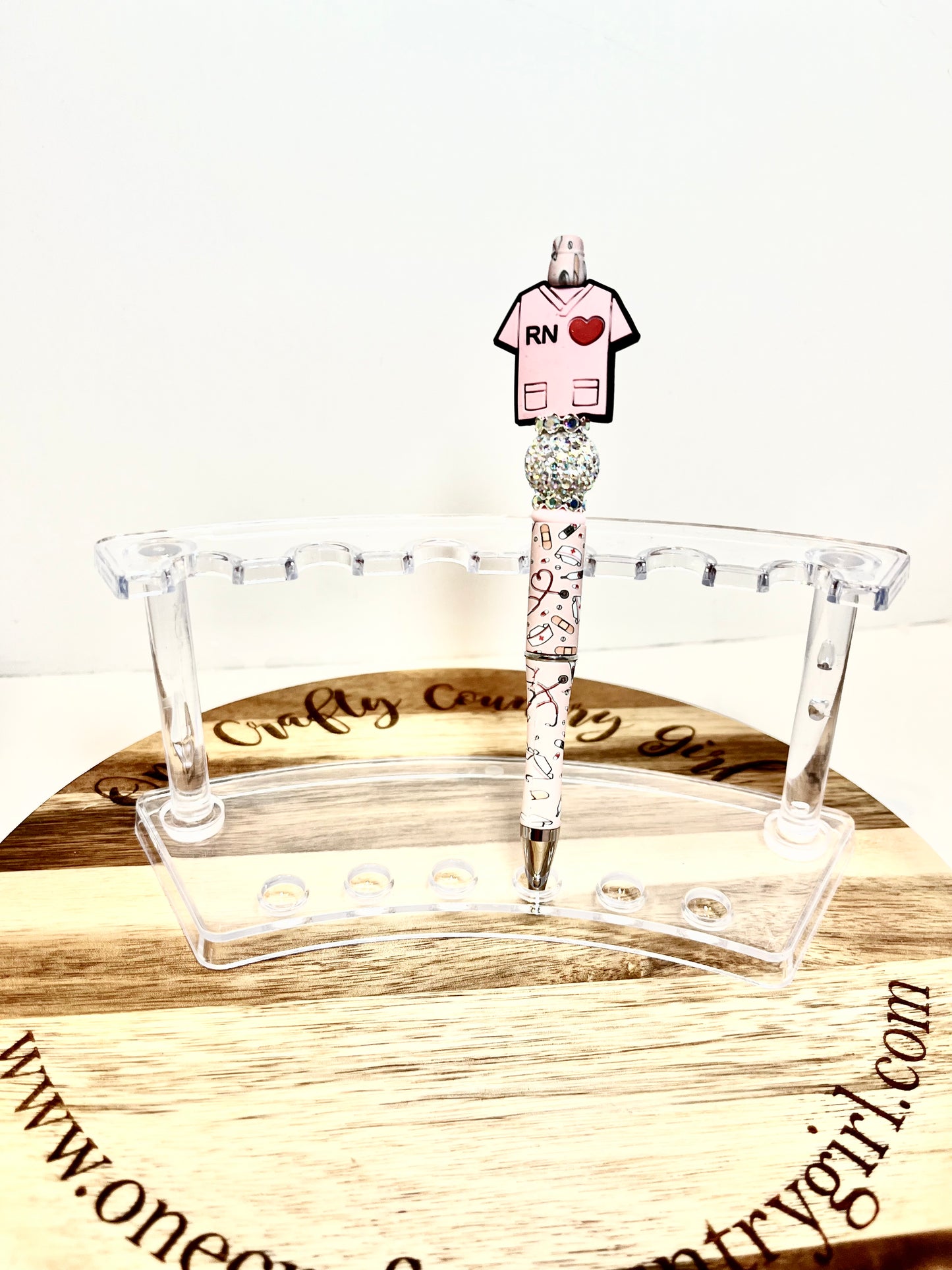 Medical Scrub Tops Beadable Pens