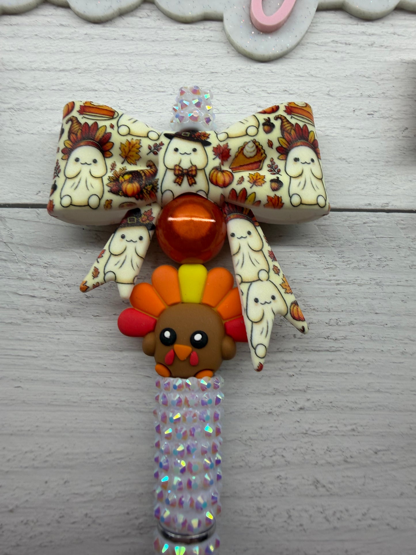 "Richard" based bows on plastic rhinestone pens (Adults pen)