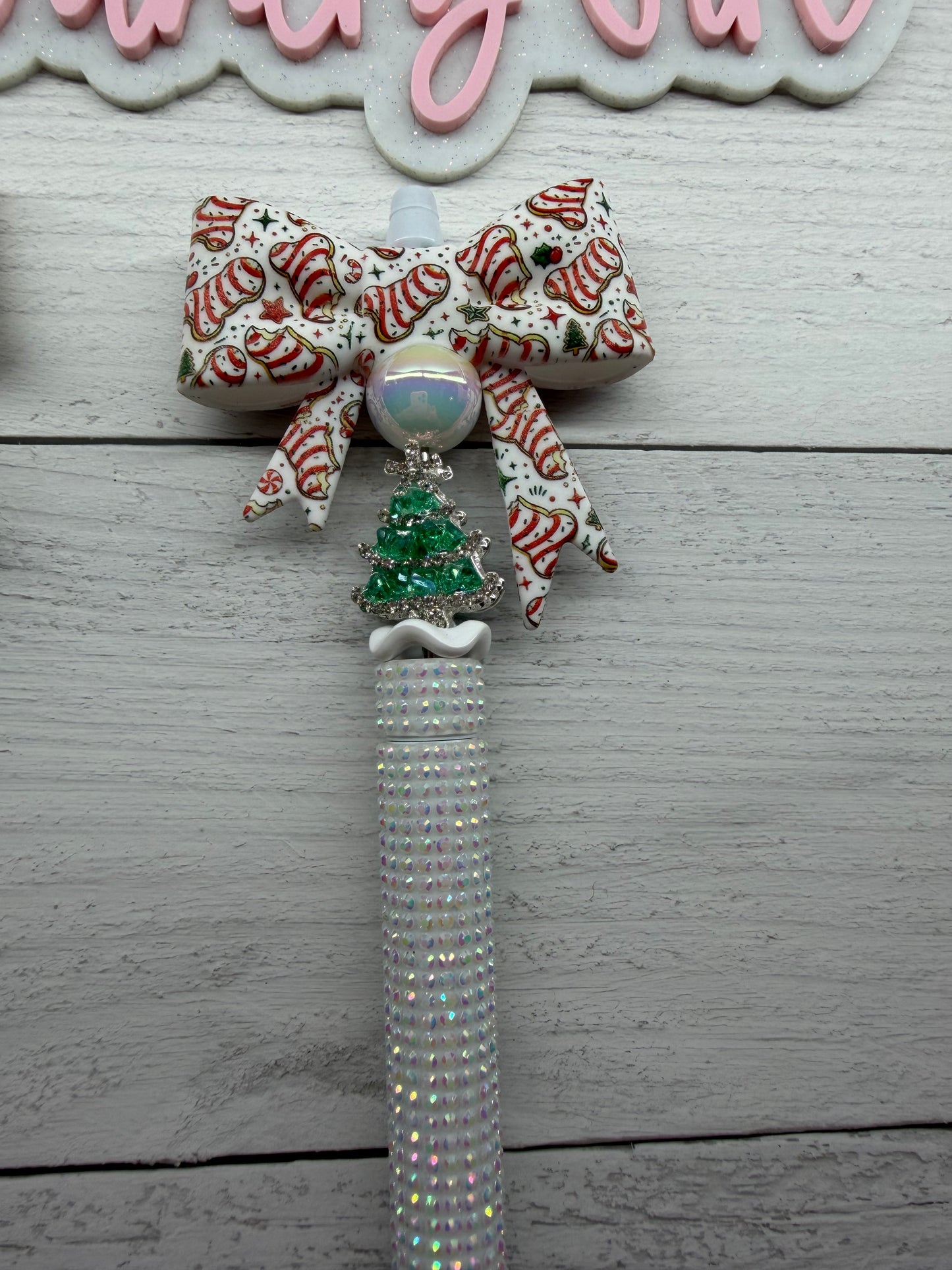 "Richard" based bows on plastic rhinestone pens (Adults pen)