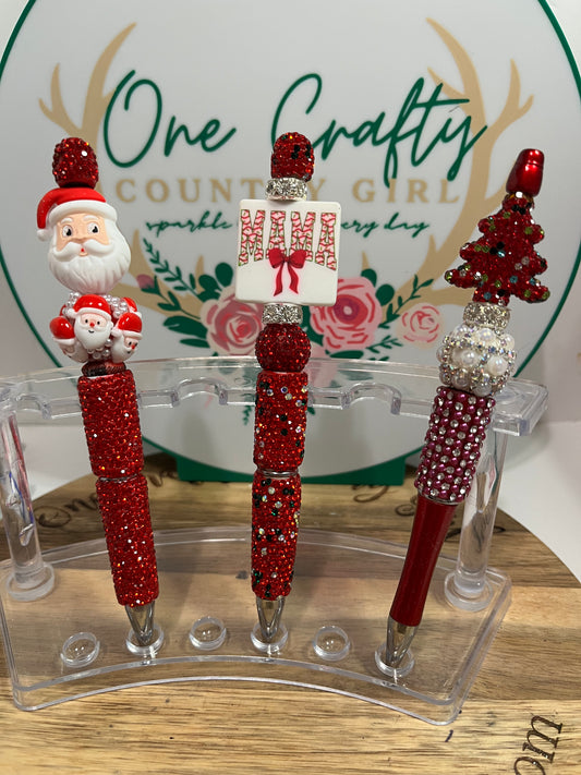 Christmas Season On Sparkly Pens group 1