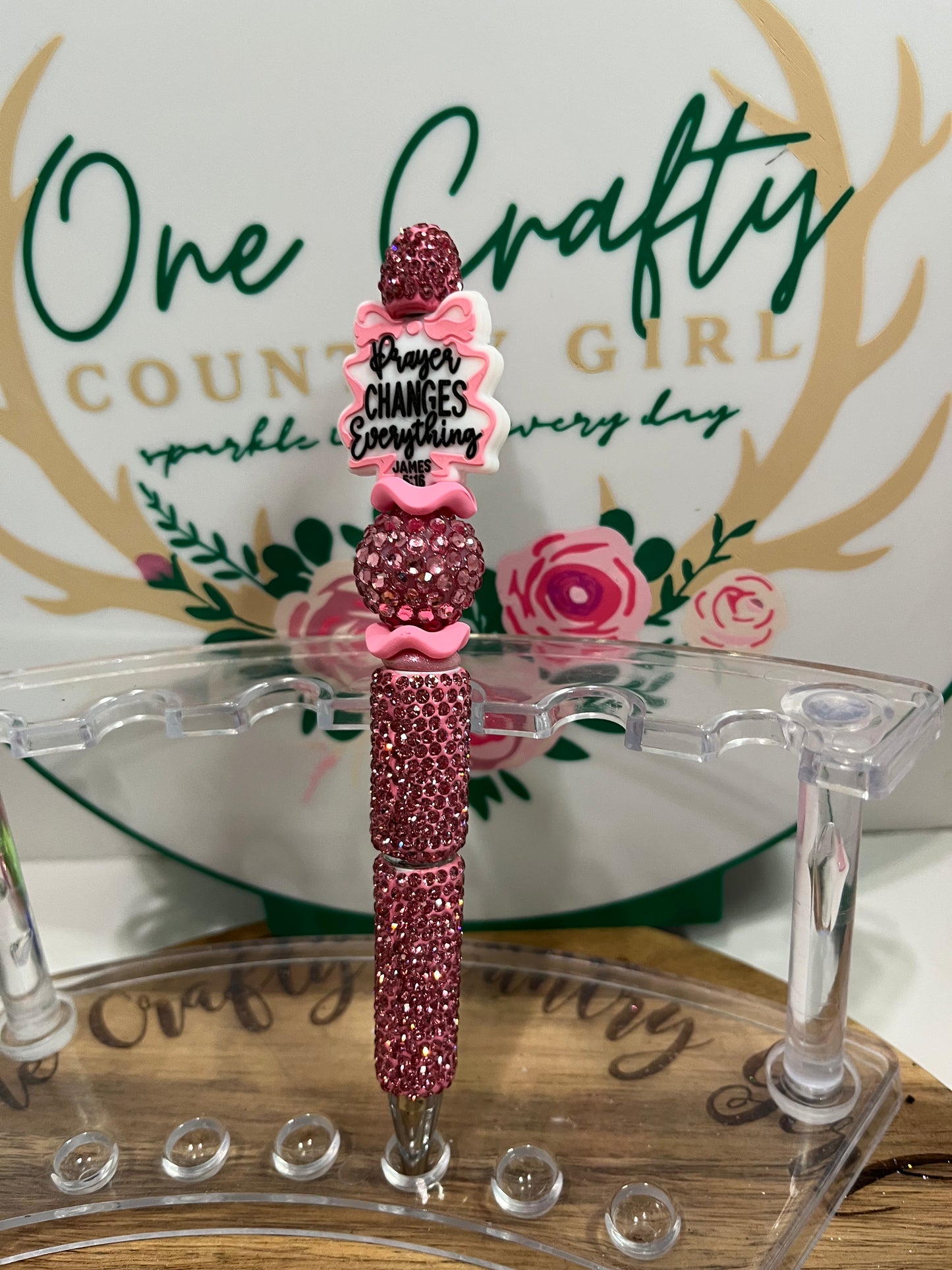 Prayer Changes Everything on a Fancy Pen