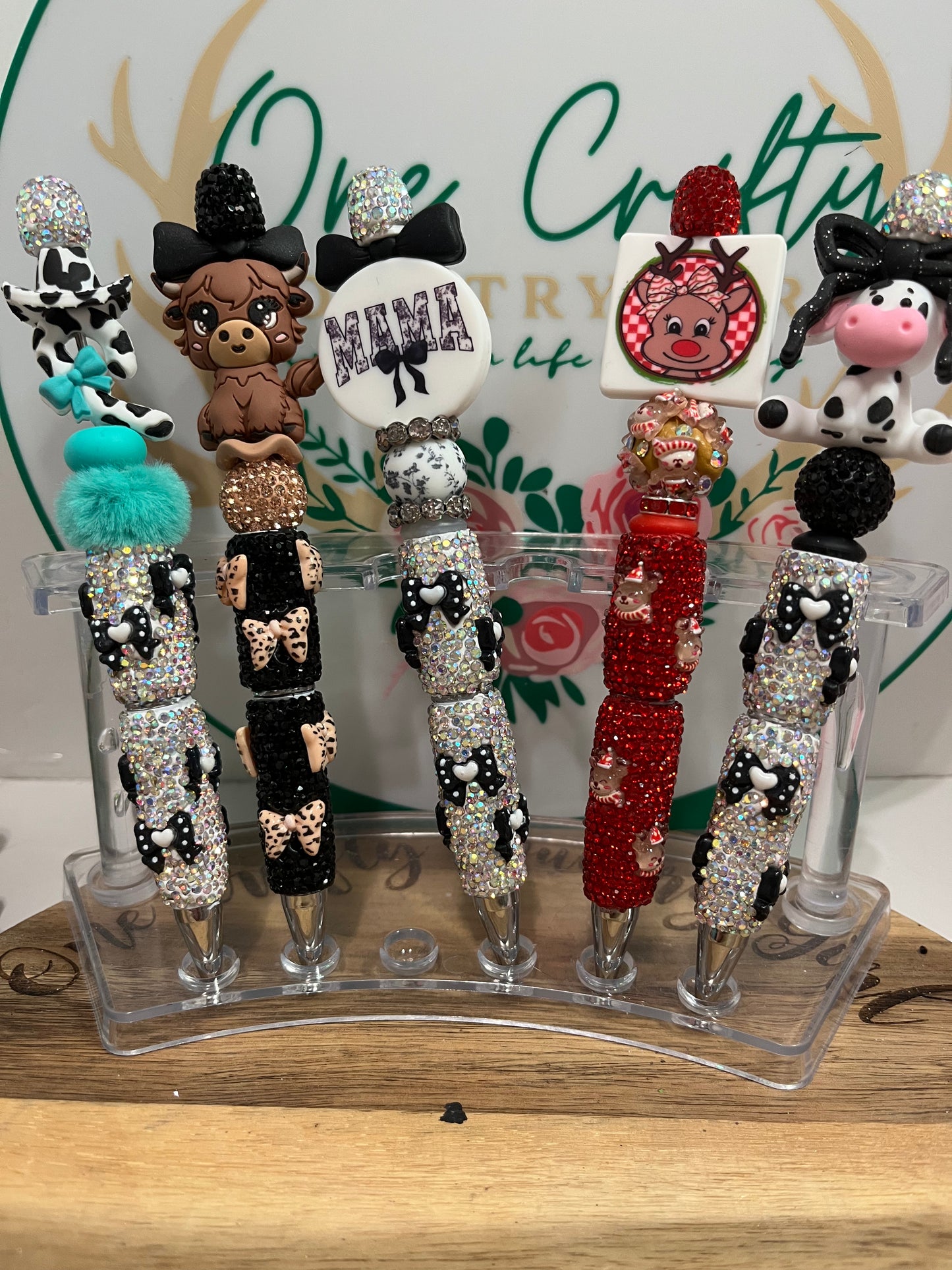 Christmas Season Sparkly Pens Group 3