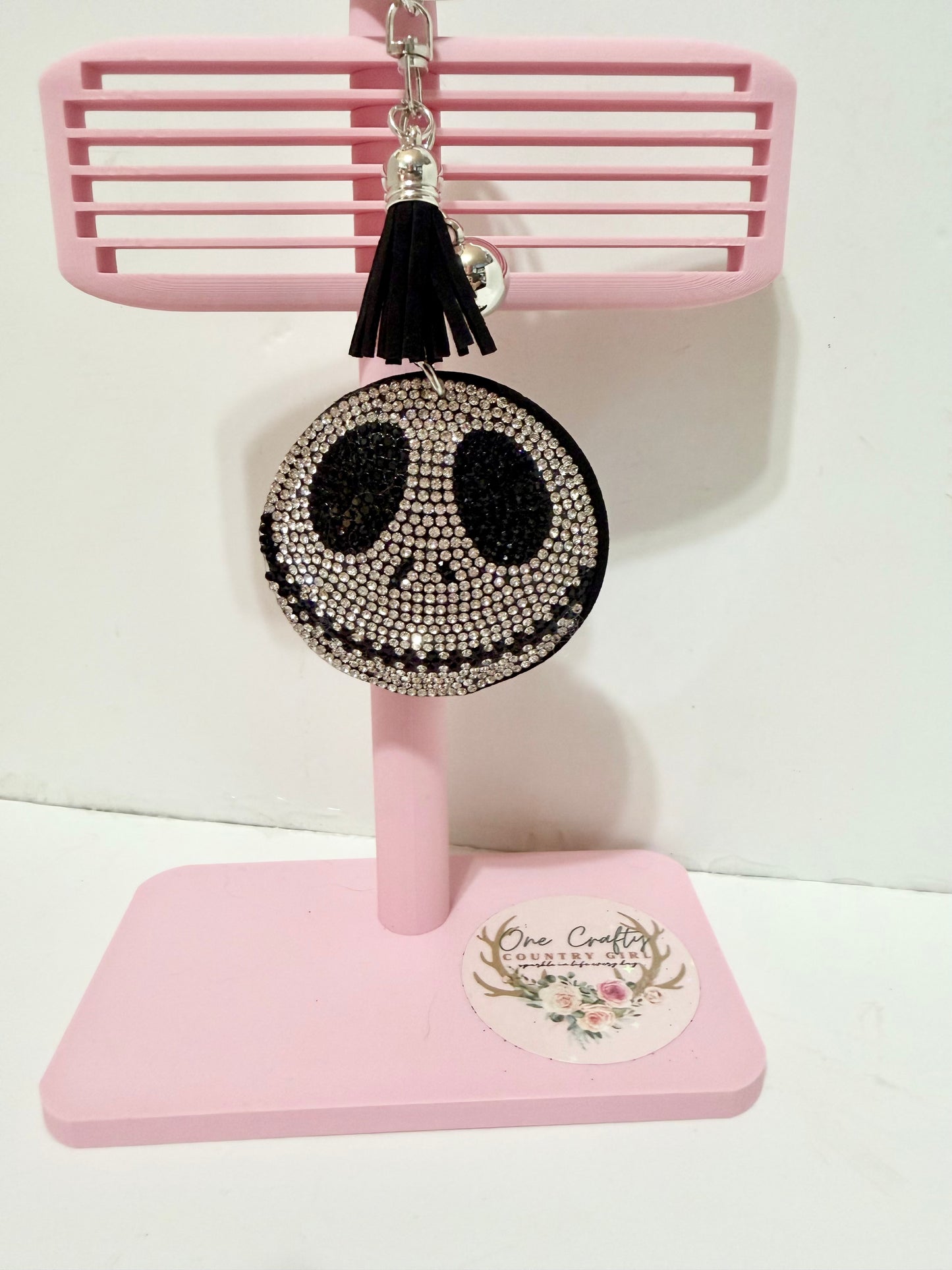 Jack Sparkly Rhinestone Keychain