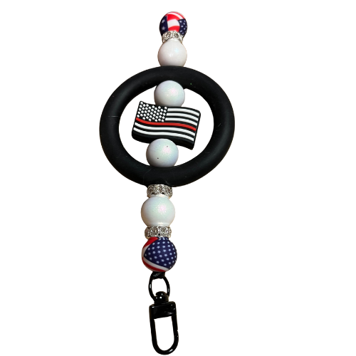 Firefighter Rearview  Mirror Car Charm