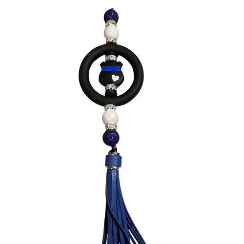 Police Officer  Rearview Car Charm